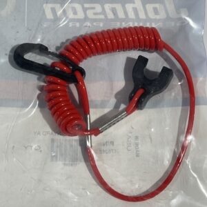 BRP OMC Evinrude Johnson Clip and Lanyard Assembly 176288